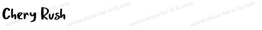 Chery Rush字体转换